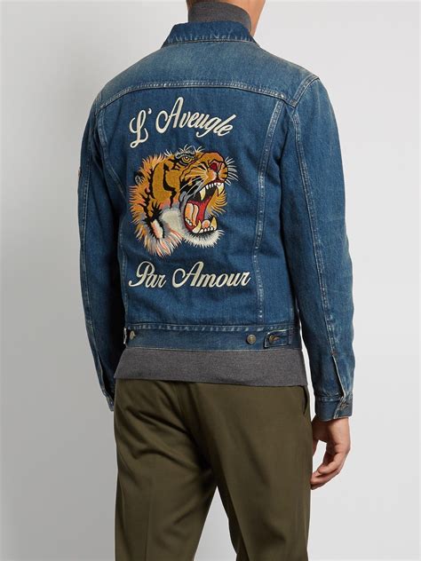 Gucci jeans jacket